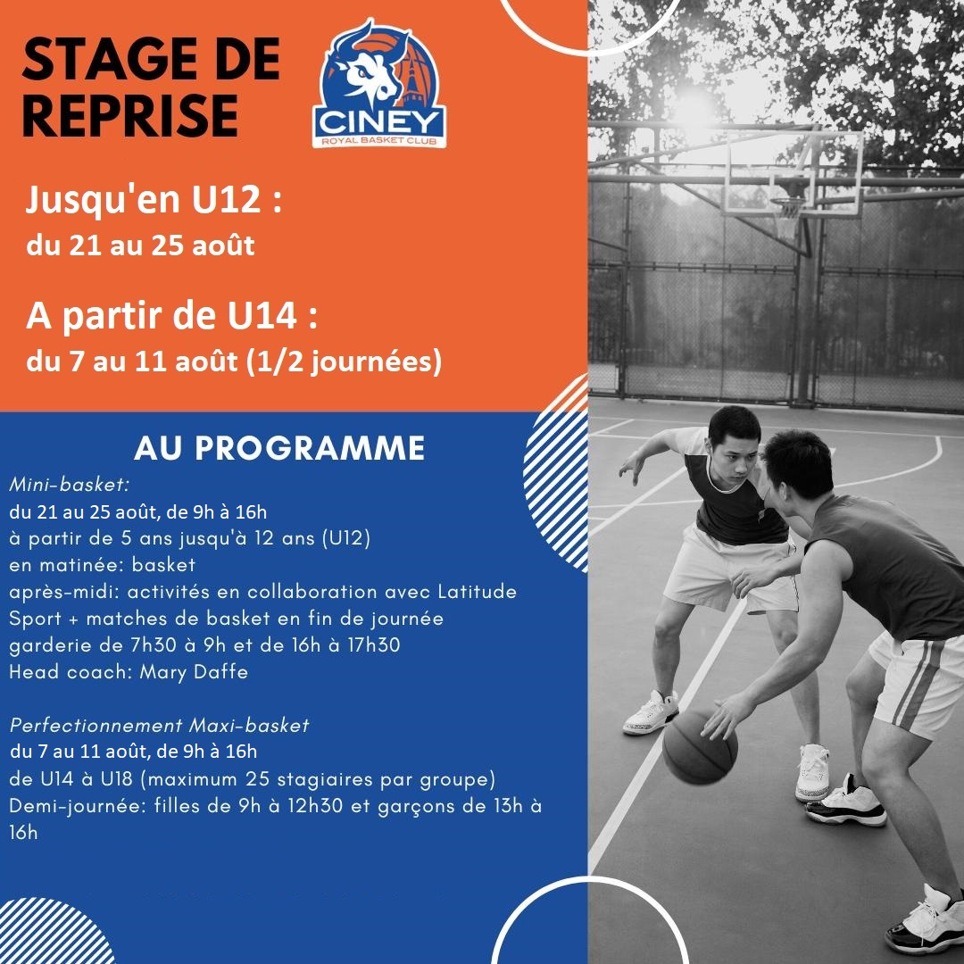 Stage de reprise MINI-BASKET